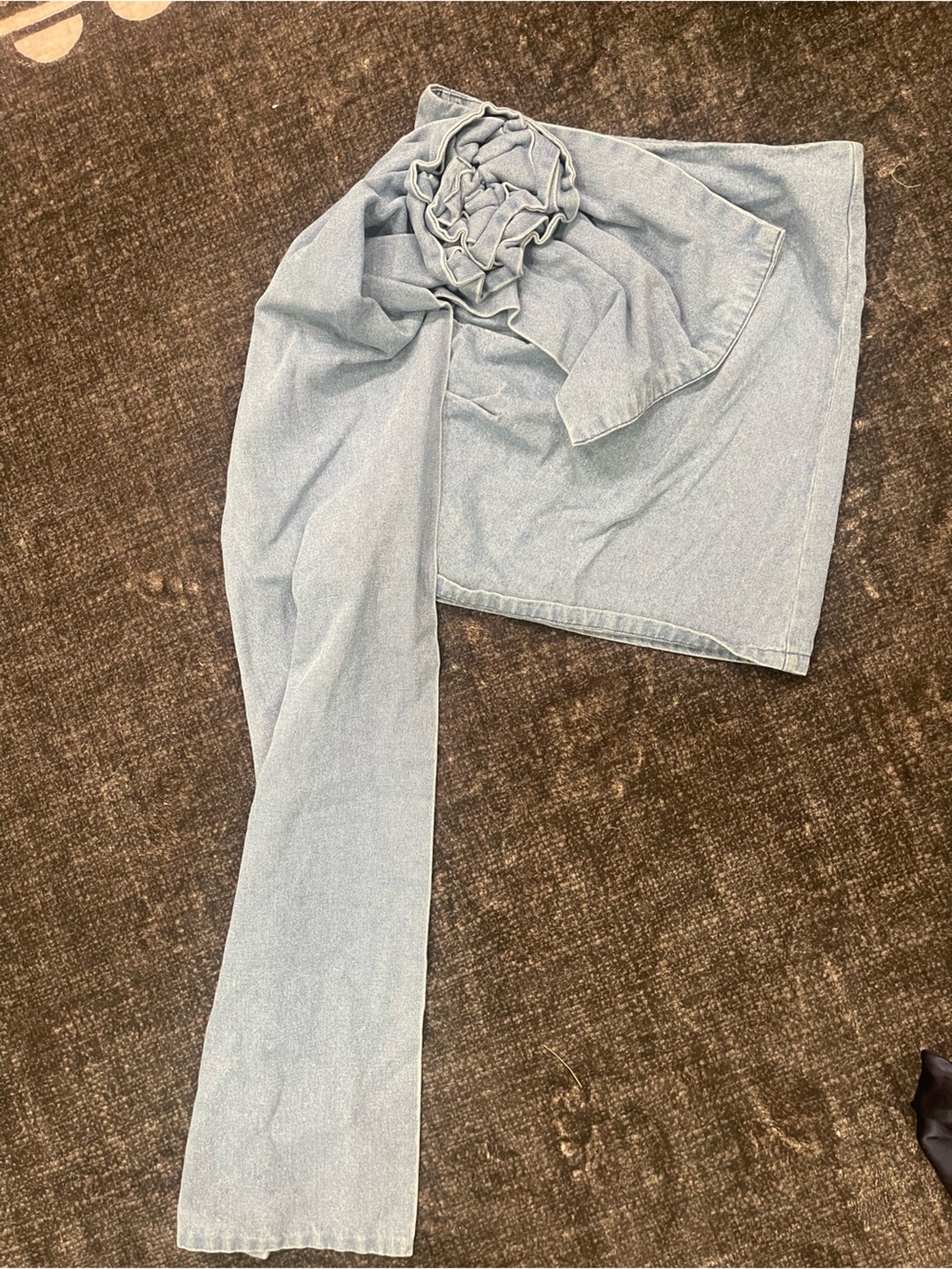 Light Wash Women's Jeans Skirt